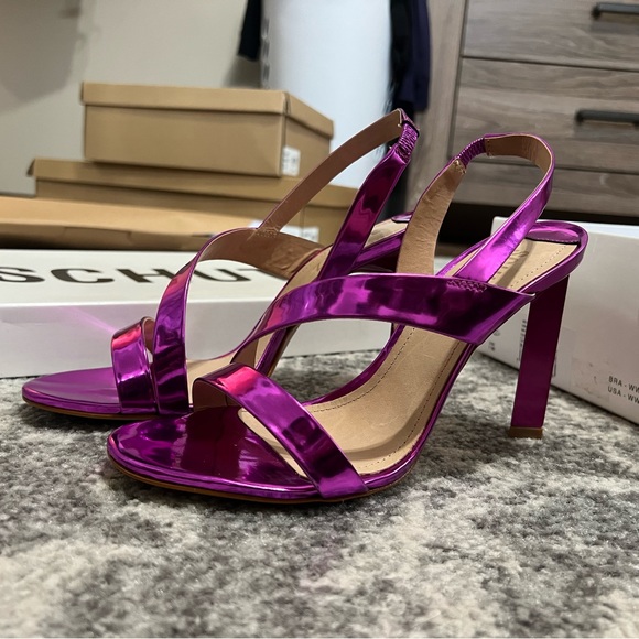 SCHUTZ FUSCHIA HEEL 7.5 NBW - Picture 5 of 9